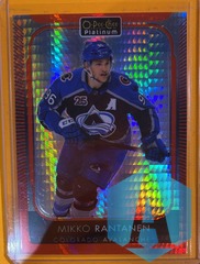 2021-22 O-Pee-Chee Platinum Mikko Rantanen #13 Red Prism 068/199 Colorado